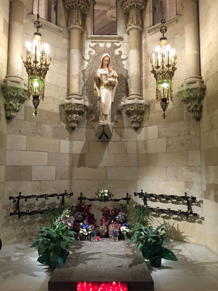 Gaudí Was Buried in One of Sagrada Família Chapels