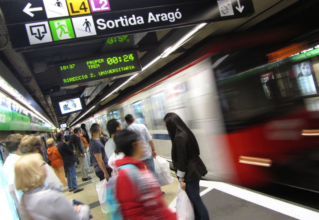 Metro in Barcelona