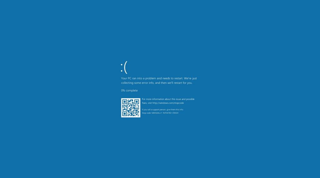 Blue Screen of Death